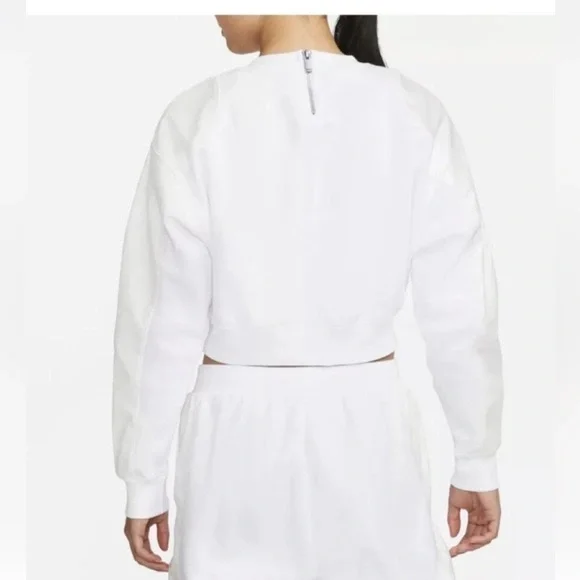 NWT | Nike Women’s Opal Fleece Crew Sweatshirt | ✨ Iridescent Accents | Size L - Picture 4 of 12